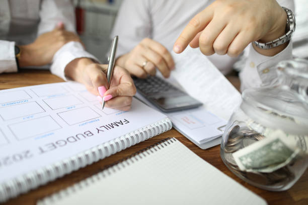 istock Family budget planning at home 1197460036