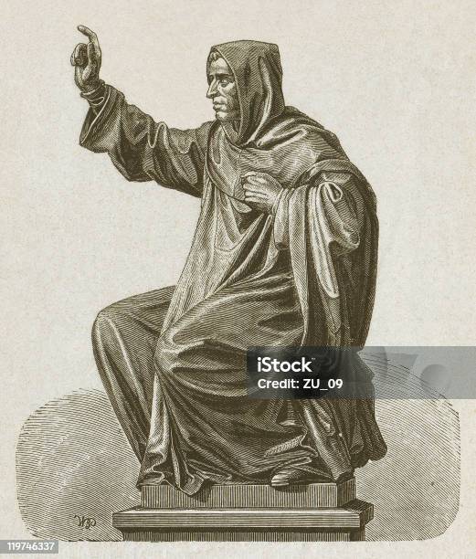 Savonarola Stock Vektor Art und mehr Bilder von Girolamo Savonarola - Girolamo Savonarola, Dominikanischer Abstammung, Mönch