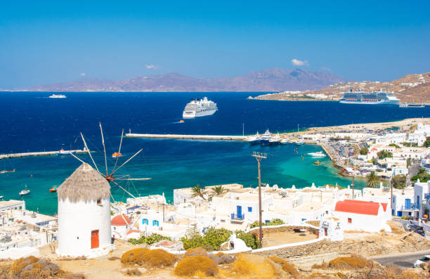 istock view on Mykonos island, Cyclades, Greece 1197463587