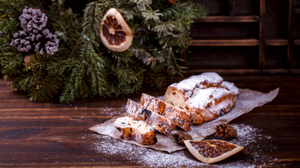 istock Christmas pastries Dresdnen Stollen 1197463680