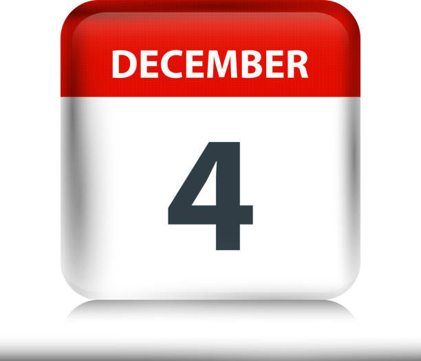 istock December 4 - Glossy Calendar Icon - Calendar design template 1197465867