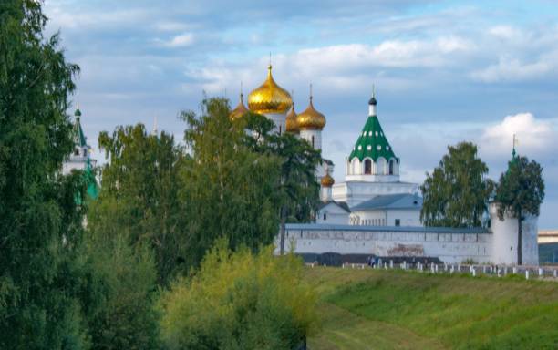 istock Old town Kostroma 1197467661