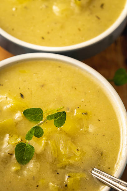 istock Leek and Potato soup 1197469888