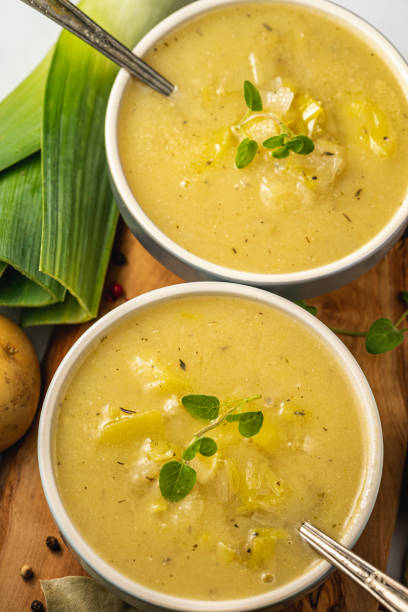 istock Leek and Potato soup 1197469912