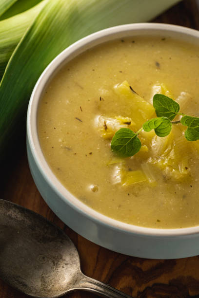istock Leek and Potato soup 1197469925