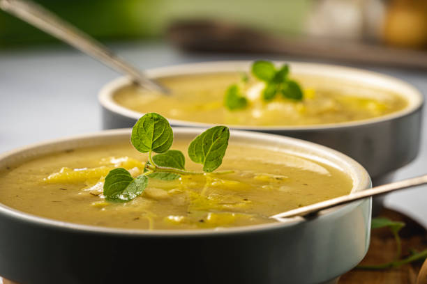 istock Leek and Potato soup 1197469931