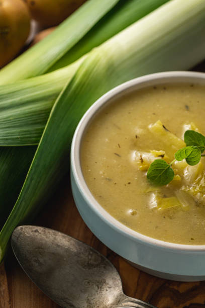istock Leek and Potato soup 1197469943