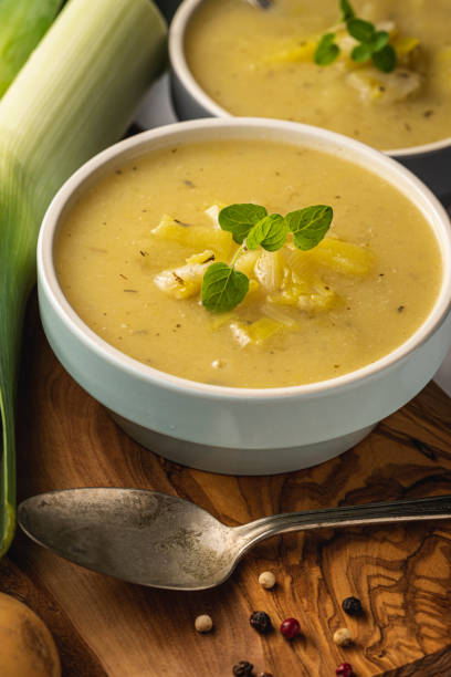 istock Leek and Potato soup 1197469988