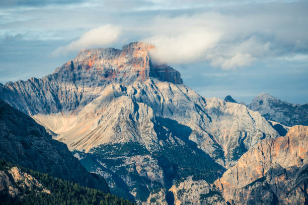view from Pass Giau. Dolomites alps. Italy