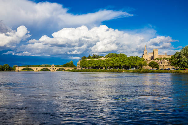 istock Avignon Cathedral And Rhone River - Avignon,France 1197475678