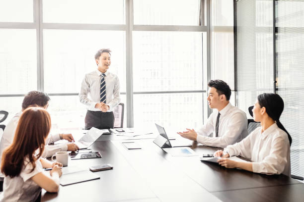 istock Asian business team having a meeting 1197479369