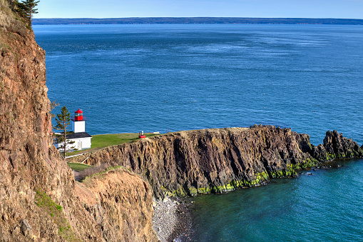 Lighthouse on Cape d'Or, Nova Scotia, Canada
