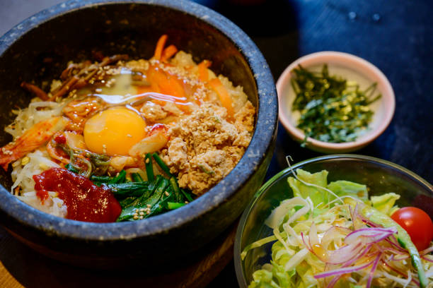 istock Bibimbap Rice Stone Bowl 1197481684