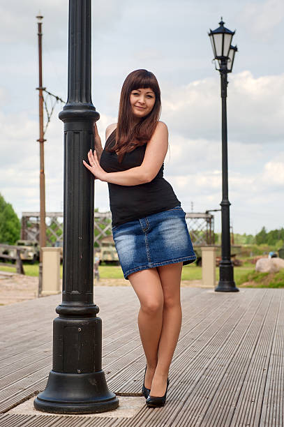 istock Beautiful girl on lantern. 119748403