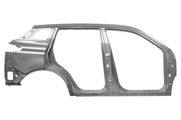 istock Uniside panel of a car body on a white background 1197485194