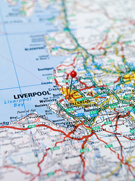istock Map of Liverpool 119748673
