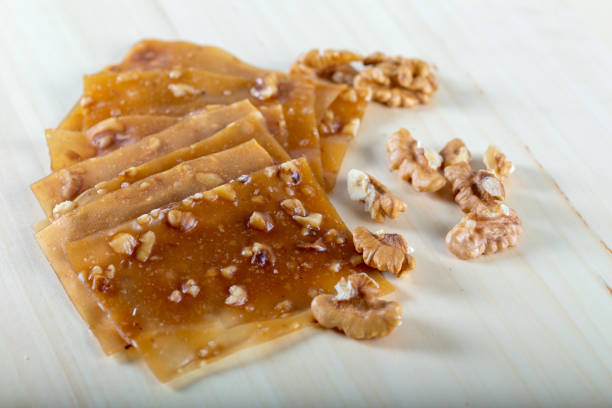 istock Turkish Pestil / Dried Fruit Pulp with Sesame and Walnut 1197490385