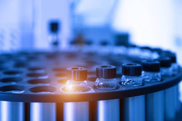 istock Close up view of the laboratory equipment. 1197490584