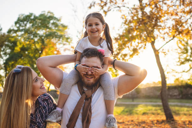 istock Playful family having fun together 1197490596