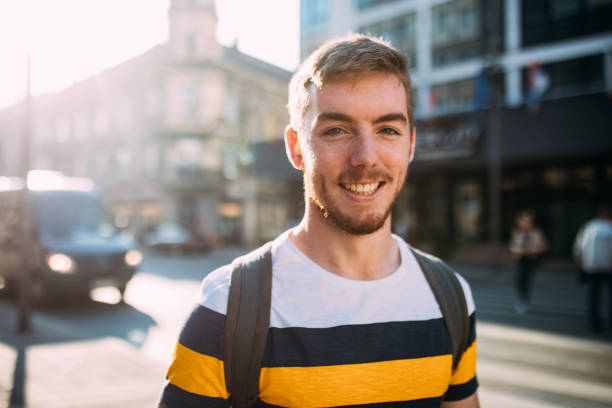istock Modern young male tourist 1197494048