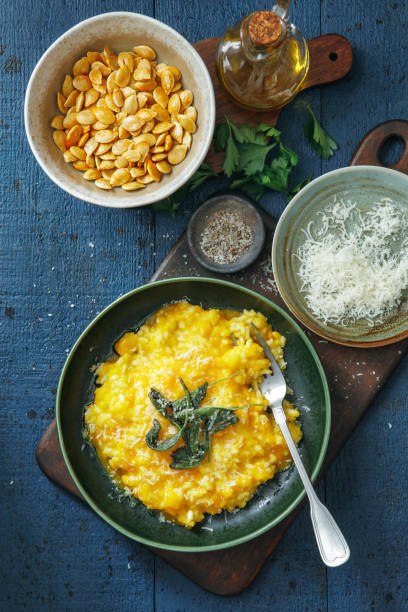 istock Creamy Baked Pumpkin Risotto 1197494775