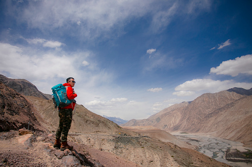 enjoy in Himalayas mountain