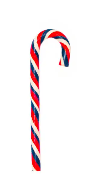 the candy cane, on white