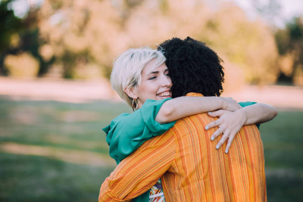 istock Couple in love looking happy 1197498686