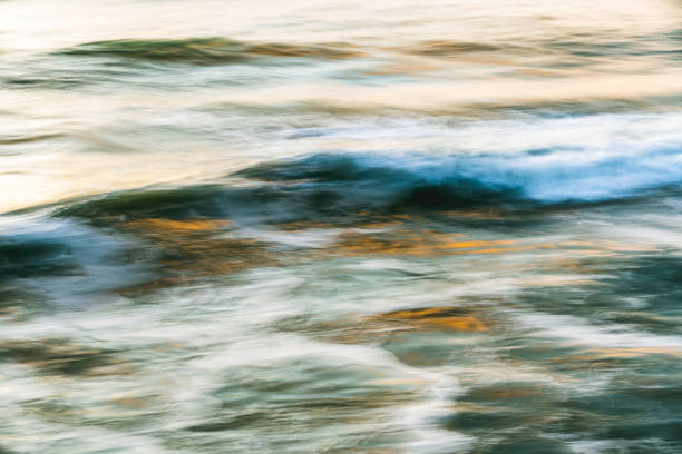 istock Water surface abstract background. Sunset over the sea 1197510529