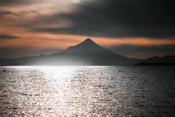 Osorno Vulcan on Llanquihue lake