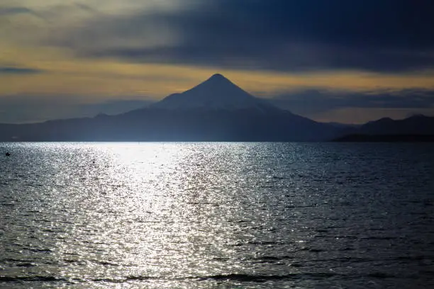 Osorno Vulcan on Llanquihue lake