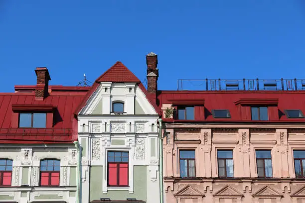 Photo of facade of a beautiful old house