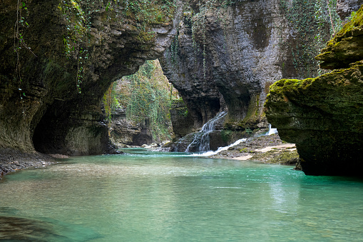 Martvili canyon from the water - Georgia