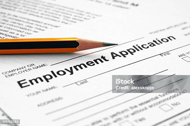 Employment Application Stock Photo - Download Image Now - Application Form, Aspirations, Business