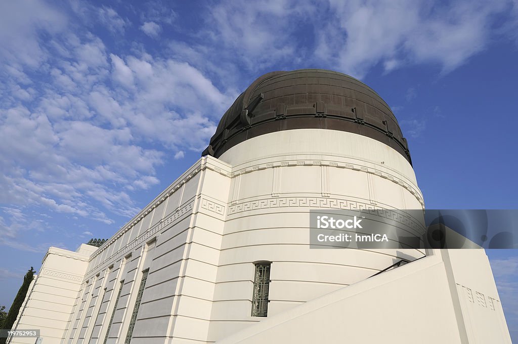Griffith Park Observatory  Blue Stock Photo