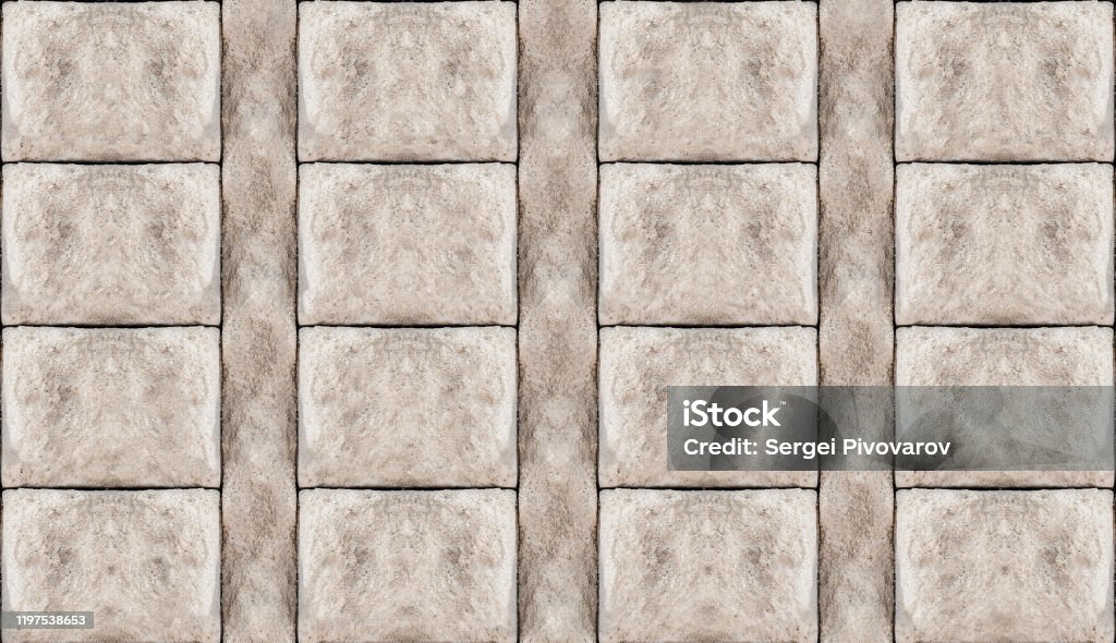 Stone Base Pattern Old Weathered Gray Stone Cobblestone Solid Base Vertical Row Pattern ...