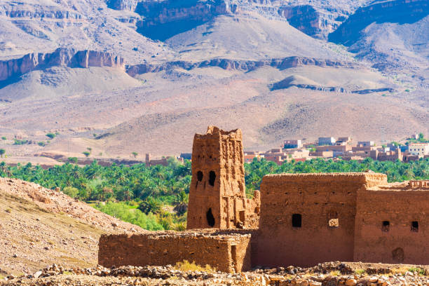 istock Kasbah Taourirt exterior in Zagora, Morocco. With selective focus. 1197546115