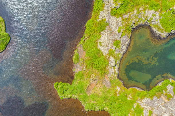 istock Lake landscape View from above.Iceland 1197547209
