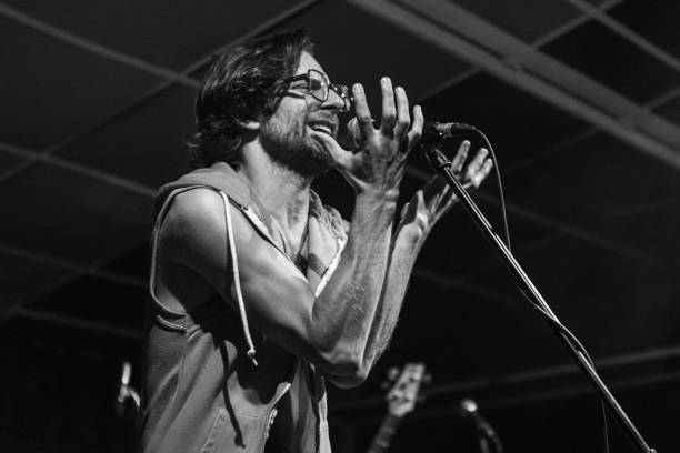 istock a male singer performing on stage 1197548266