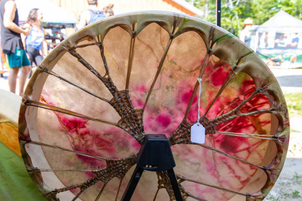 istock new drum during spiritual gathering 1197549345