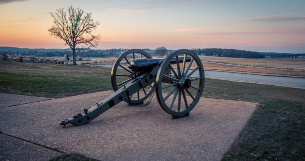 istock cannon at sunrise in Gettysburg 1197571226