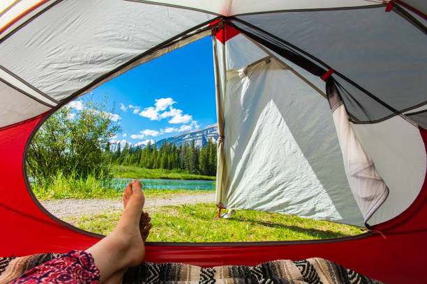 istock Canmore lake and Rocky Mountain vacation 1197571400