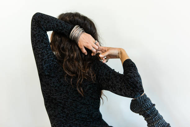 istock Healthy woman during flowing yoga class 1197574559
