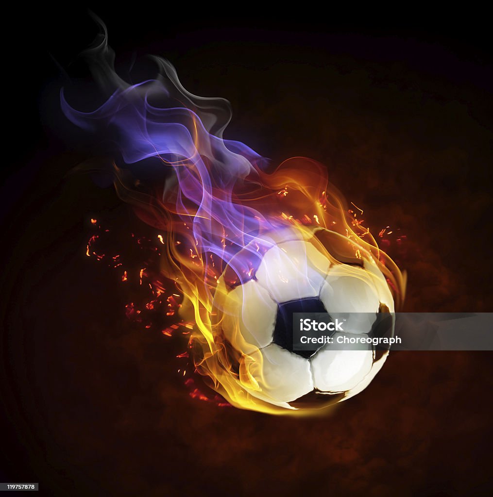 Symbole flamy - Photo de Ballon de football libre de droits