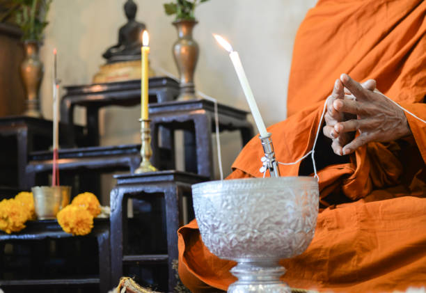 istock Thai monks perform religious ceremonies . 1197580860