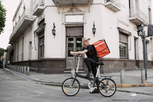istock Food Courier in the City 1197581679