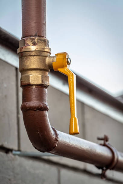 istock Gas pipe faucet 1197583450