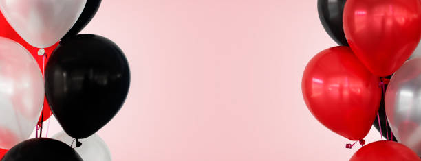 istock colorful balloons on pink background 1197586274
