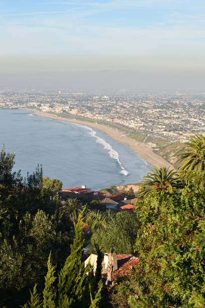 istock Smog layer Vista with Lush Hillside Gardens Vertical 1197596176
