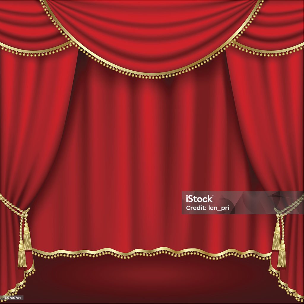 Scène de théâtre - clipart vectoriel de Art libre de droits